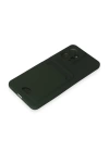 BFS  Xiaomi Redmi Note 12 4G Kılıf Kelvin Kartvizitli Silikon - Koyu Yeşil