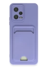 BFS  Xiaomi Redmi Note 12 4G Kılıf Kelvin Kartvizitli Silikon - Lila