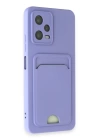 BFS  Xiaomi Redmi Note 12 4G Kılıf Kelvin Kartvizitli Silikon - Lila