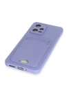 BFS  Xiaomi Redmi Note 12 4G Kılıf Kelvin Kartvizitli Silikon - Lila