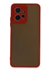 BFS  Xiaomi Redmi Note 12 4G Kılıf Montreal Silikon Kapak - Kırmızı