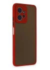 BFS  Xiaomi Redmi Note 12 4G Kılıf Montreal Silikon Kapak - Kırmızı