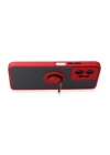 BFS  Xiaomi Redmi Note 12 4G Kılıf Montreal Yüzüklü Silikon Kapak - Kırmızı