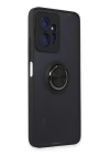 BFS  Xiaomi Redmi Note 12 4G Kılıf Montreal Yüzüklü Silikon Kapak - Siyah