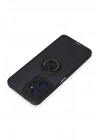 BFS Xiaomi Redmi Note 12 4G Kılıf Montreal Yüzüklü Silikon Kapak - Siyah