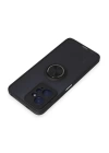 BFS  Xiaomi Redmi Note 12 4G Kılıf Montreal Yüzüklü Silikon Kapak - Siyah