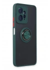 BFS Xiaomi Redmi Note 12 4G Kılıf Montreal Yüzüklü Silikon Kapak - Yeşil