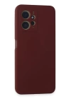 BFS  Xiaomi Redmi Note 12 4G Kılıf Nano içi Kadife Silikon - Bordo
