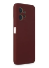 BFS  Xiaomi Redmi Note 12 4G Kılıf Nano içi Kadife Silikon - Bordo