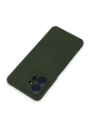 BFS  Xiaomi Redmi Note 12 4G Kılıf Nano içi Kadife Silikon - Koyu Yeşil