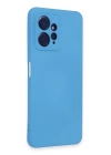 BFS  Xiaomi Redmi Note 12 4G Kılıf Nano içi Kadife Silikon - Mavi