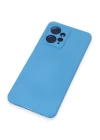 BFS  Xiaomi Redmi Note 12 4G Kılıf Nano içi Kadife Silikon - Mavi