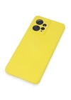 BFS  Xiaomi Redmi Note 12 4G Kılıf Nano içi Kadife Silikon - Sarı