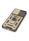 BFS  Xiaomi Redmi Note 12 4G Kılıf Pars Lens Yüzüklü Silikon - Gold