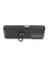 BFS  Xiaomi Redmi Note 12 4G Kılıf Pars Lens Yüzüklü Silikon - Siyah