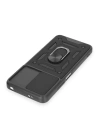 BFS  Xiaomi Redmi Note 12 4G Kılıf Pars Lens Yüzüklü Silikon - Siyah
