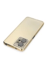 BFS  Xiaomi Redmi Note 12 4G Kılıf Razer Lensli Silikon - Gold