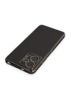 BFS  Xiaomi Redmi Note 12 4G Kılıf Volet Silikon - Siyah