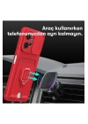 BFS  Xiaomi Redmi Note 12 4G Kılıf Zuma Kartvizitli Yüzüklü Silikon - Siyah