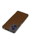 BFS  Xiaomi Redmi Note 12 5G Kılıf Loop Deri Silikon - Kahverengi