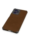 BFS  Xiaomi Redmi Note 12 5G Kılıf Loop Deri Silikon - Kahverengi