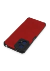 BFS  Xiaomi Redmi Note 12 5G Kılıf Loop Deri Silikon - Kırmızı