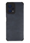 BFS  Xiaomi Redmi Note 12 5G Kılıf Loop Deri Silikon - Lacivert