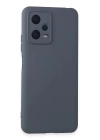BFS  Xiaomi Redmi Note 12 5G Kılıf Nano içi Kadife Silikon - Gri