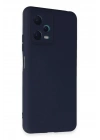 BFS  Xiaomi Redmi Note 12 5G Kılıf Nano içi Kadife Silikon - Lacivert