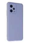 BFS  Xiaomi Redmi Note 12 5G Kılıf Nano içi Kadife Silikon - Lila