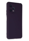 BFS  Xiaomi Redmi Note 12 5G Kılıf Nano içi Kadife Silikon - Mor