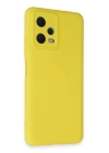 BFS  Xiaomi Redmi Note 12 5G Kılıf Nano içi Kadife Silikon - Sarı