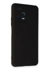 BFS  Xiaomi Redmi Note 12 5G Kılıf Nano içi Kadife Silikon - Siyah