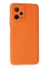 BFS  Xiaomi Redmi Note 12 5G Kılıf Nano içi Kadife Silikon - Turuncu