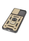 BFS  Xiaomi Redmi Note 12 5G Kılıf Pars Lens Yüzüklü Silikon - Gold
