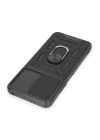 BFS  Xiaomi Redmi Note 12 5G Kılıf Pars Lens Yüzüklü Silikon - Siyah