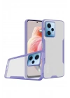 BFS  Xiaomi Redmi Note 12 5G Kılıf Platin Silikon - Lila