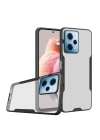 BFS  Xiaomi Redmi Note 12 5G Kılıf Platin Silikon - Siyah