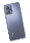 BFS  Xiaomi Redmi Note 12 5G Kılıf Razer Lensli Silikon - Açık Mavi