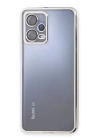 BFS  Xiaomi Redmi Note 12 5G Kılıf Razer Lensli Silikon - Gümüş