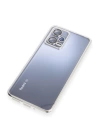 BFS  Xiaomi Redmi Note 12 5G Kılıf Razer Lensli Silikon - Gümüş