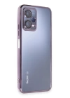 BFS  Xiaomi Redmi Note 12 5G Kılıf Razer Lensli Silikon - Mor