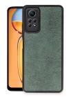 BFS  Xiaomi Redmi Note 12 Pro 4G Kılıf Aras Deri Kapak - Koyu Yeşil