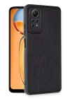 BFS  Xiaomi Redmi Note 12 Pro 4G Kılıf Aras Deri Kapak - Siyah
