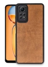 BFS  Xiaomi Redmi Note 12 Pro 4G Kılıf Aras Deri Kapak - Taba