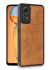 BFS  Xiaomi Redmi Note 12 Pro 4G Kılıf Aras Deri Kapak - Taba