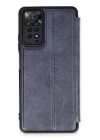 BFS  Xiaomi Redmi Note 12 Pro 4G Kılıf Flip Cover - Lacivert