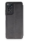 BFS  Xiaomi Redmi Note 12 Pro 4G Kılıf Flip Cover - Siyah