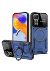 BFS  Xiaomi Redmi Note 12 Pro 4G Kılıf Joy Lens Standlı Kapak - Lacivert