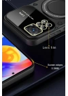 BFS  Xiaomi Redmi Note 12 Pro 4G Kılıf Joy Lens Standlı Kapak - Siyah